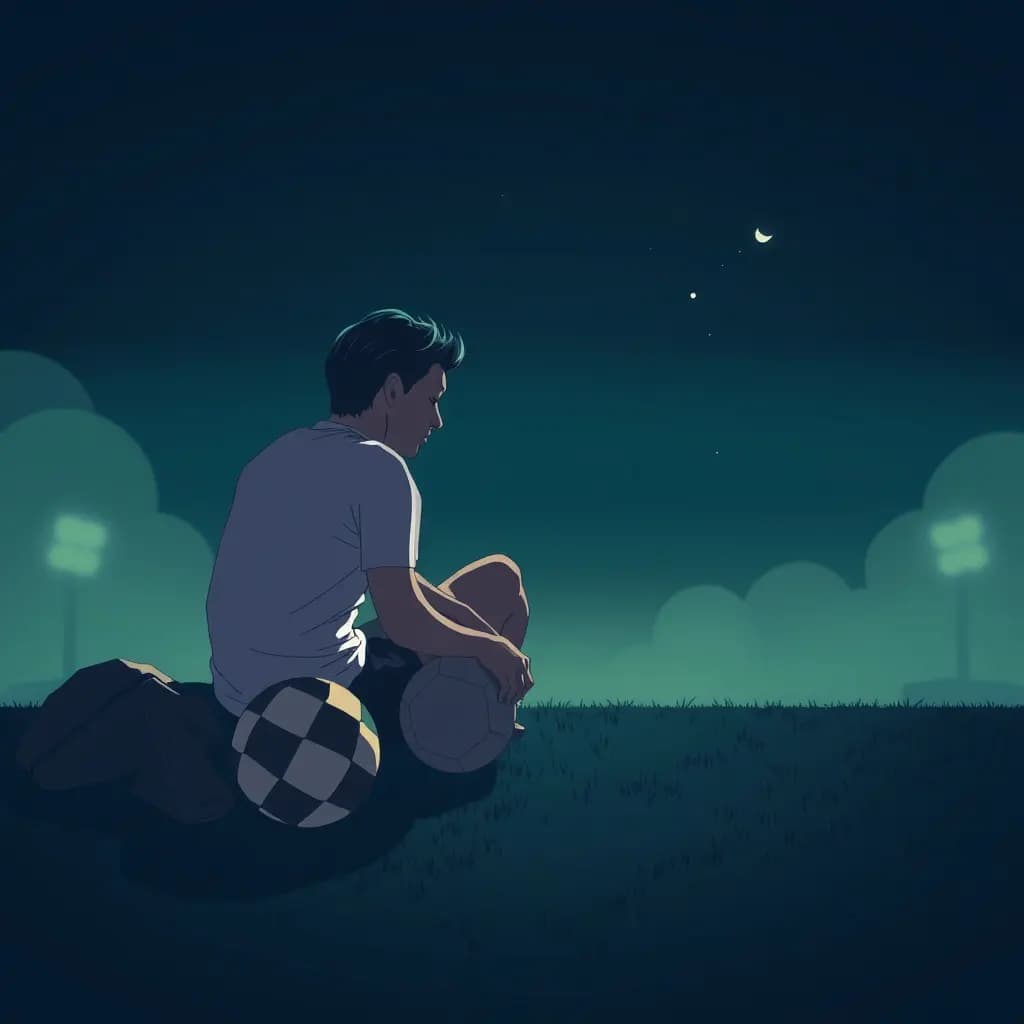 Dream illustration: Injured before final match