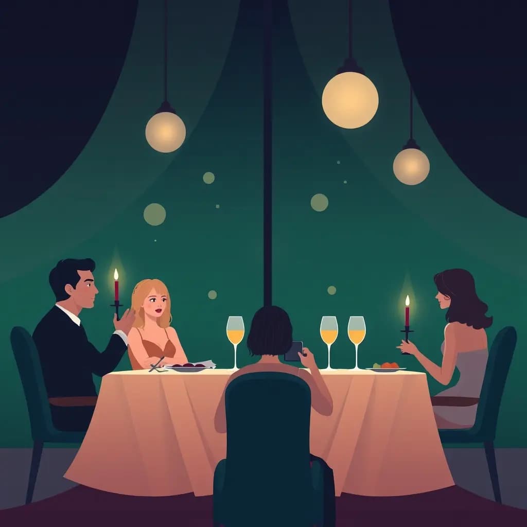 Dream illustration: Invited to exclusive dinner