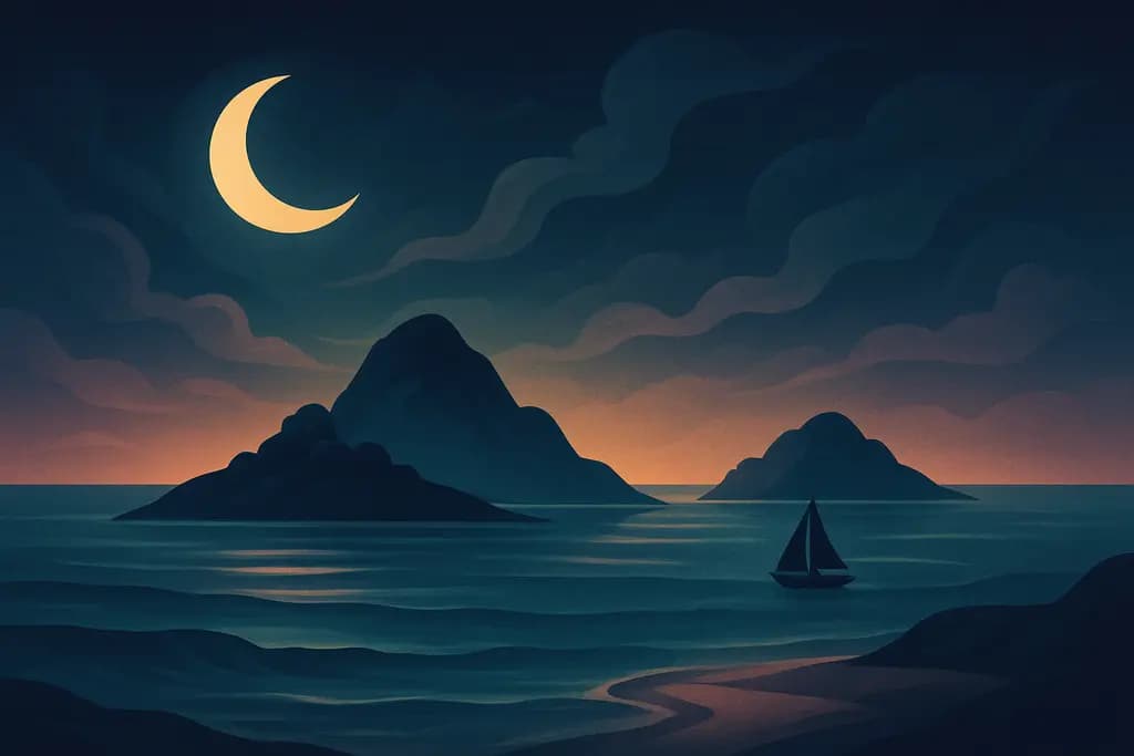 Dream illustration: Islands