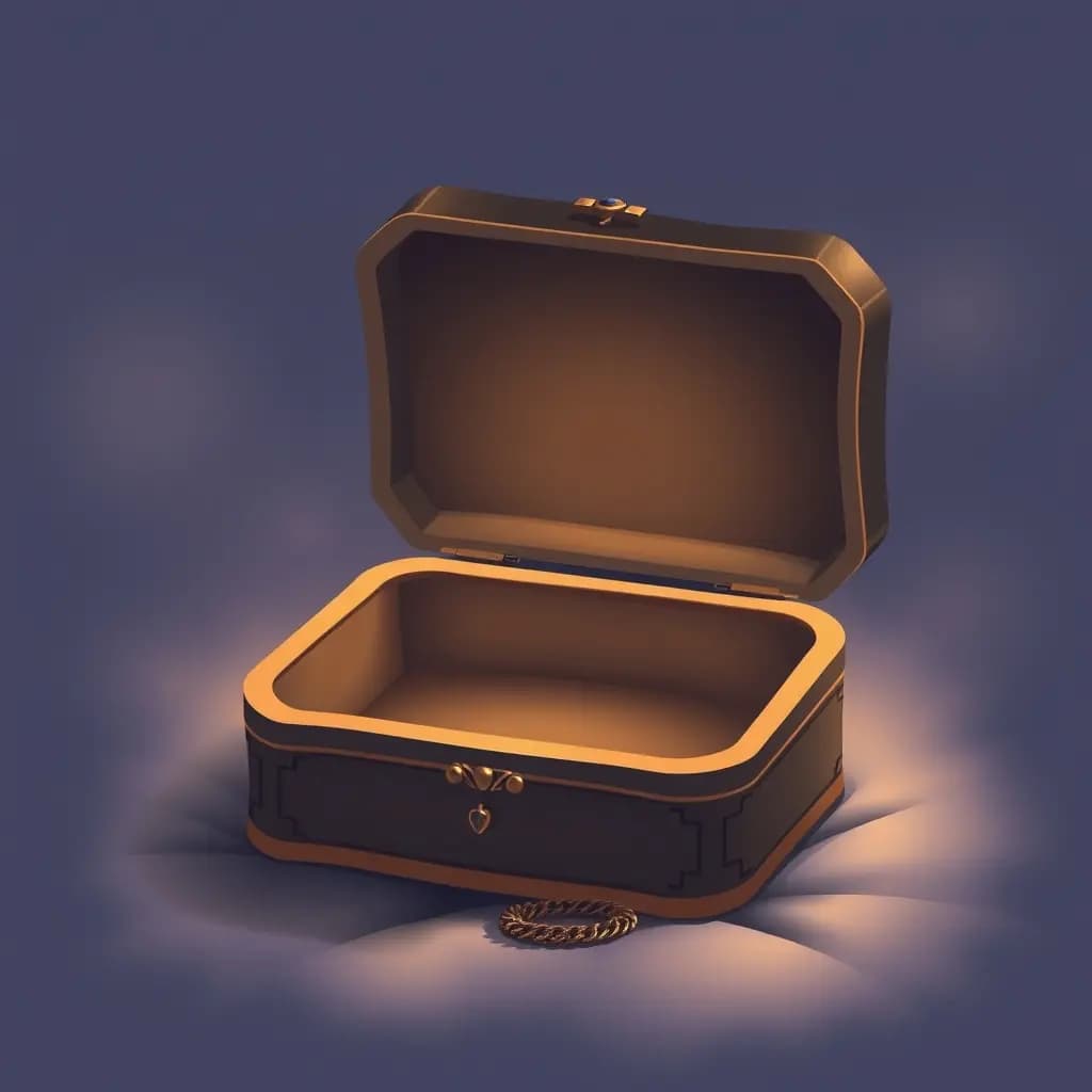 Dream illustration: Jewelry box empty