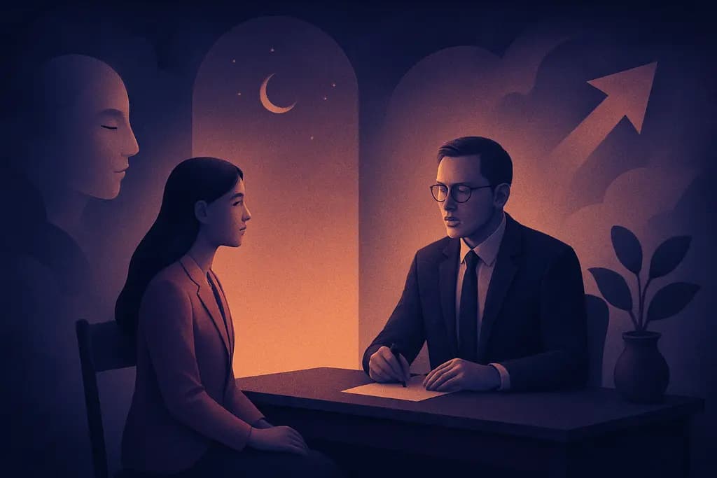 Dream illustration: Job interview dream