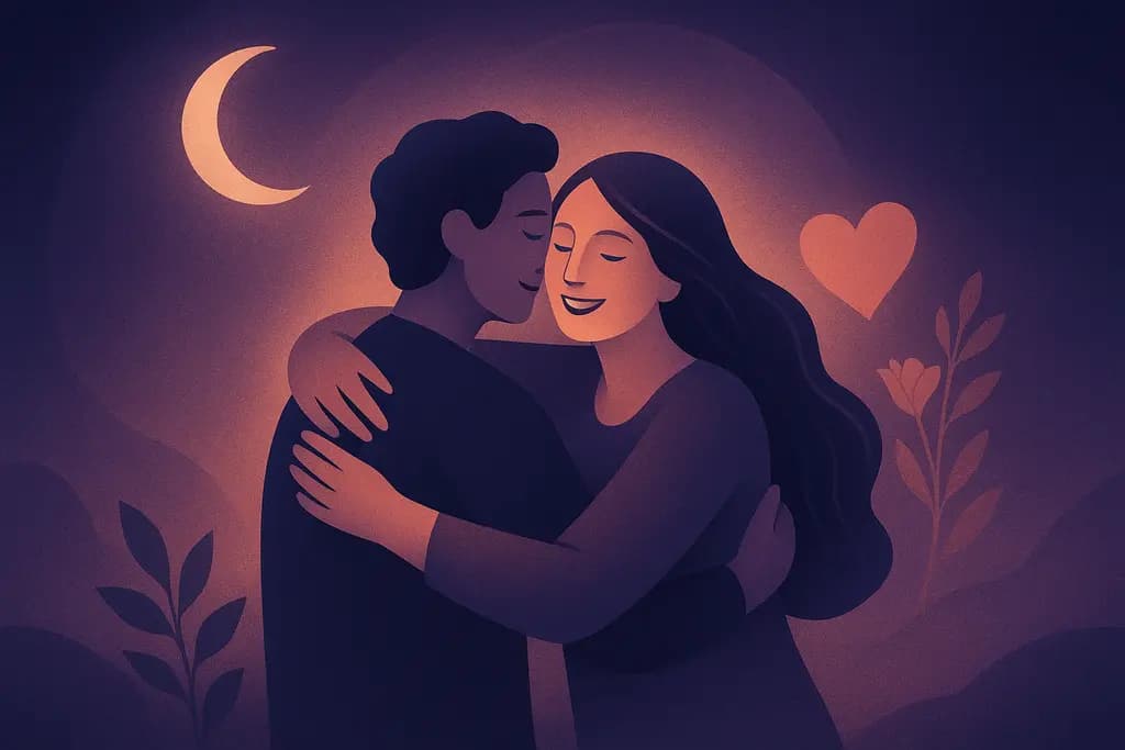 Dream illustration: Joyful reunion