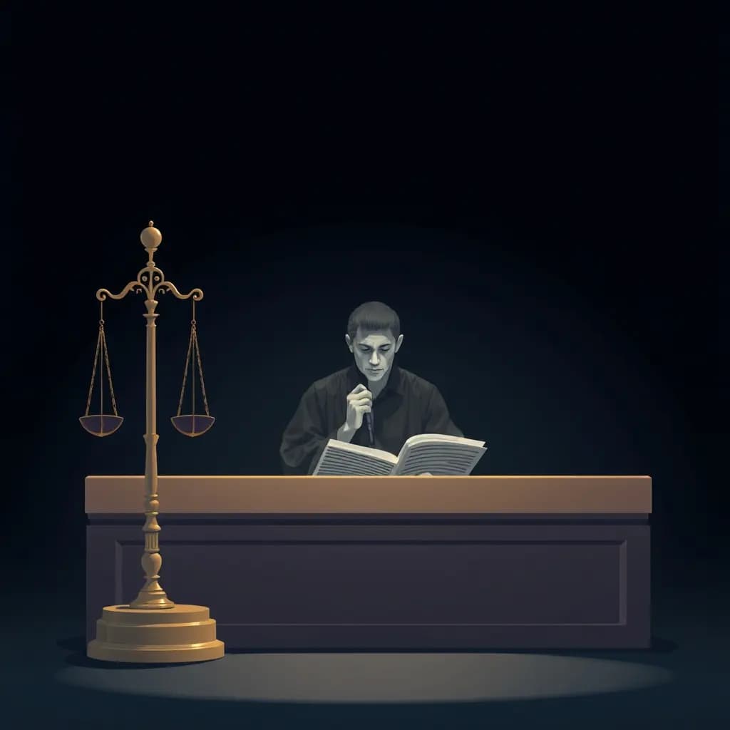 Dream illustration: Judge