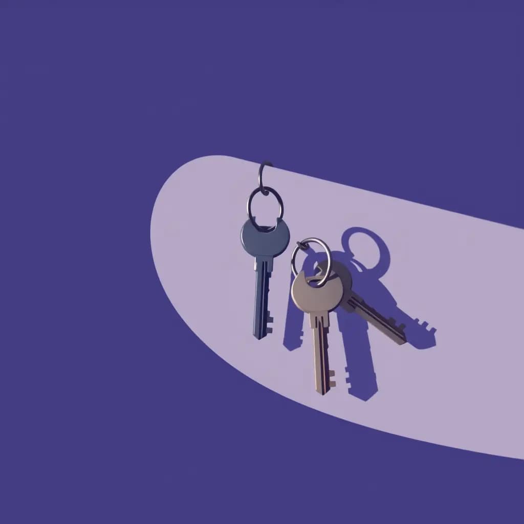 Dream illustration: Keychain of unknown keys