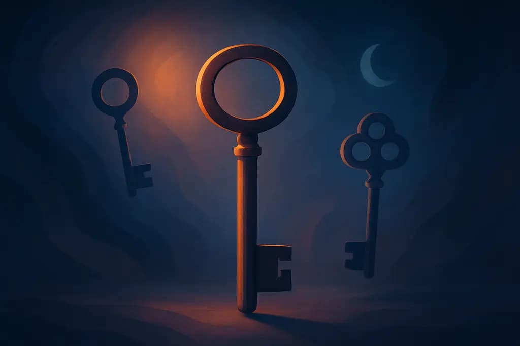 Dream illustration: Keys