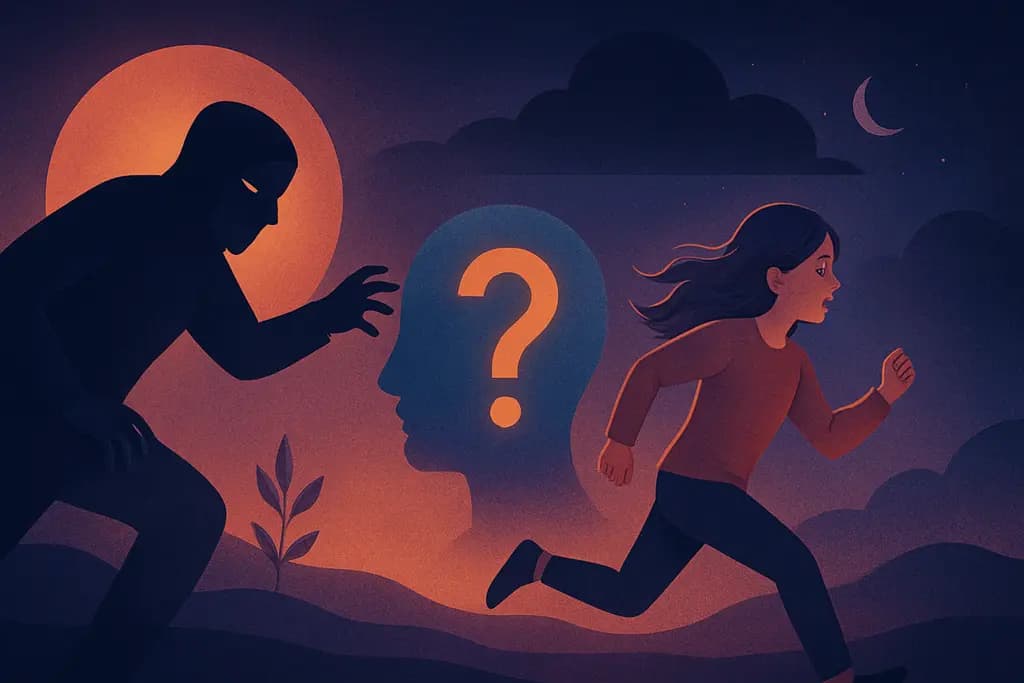Dream illustration: kidnapper chasing me dream