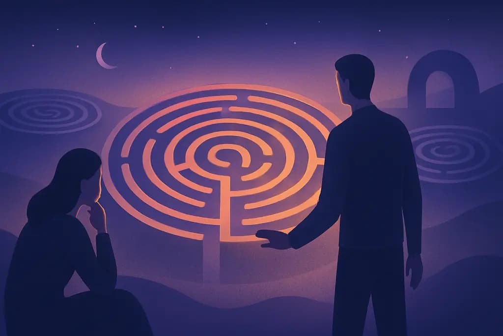 Dream illustration: Labyrinths