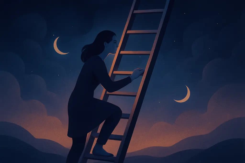 Dream illustration: Ladders