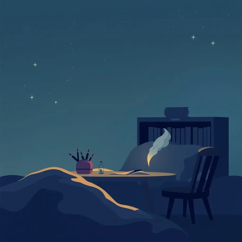 Dream illustration: Language You Once Knew Is Gone