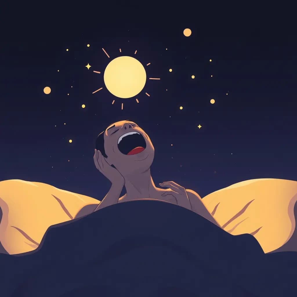 Dream illustration: Laughing uncontrollably in dream