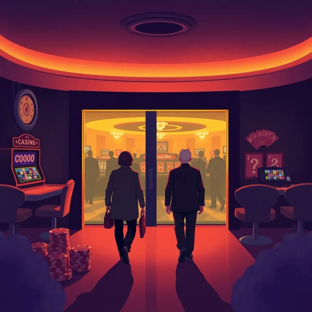 Dream illustration: Leaving a Casino Broke
