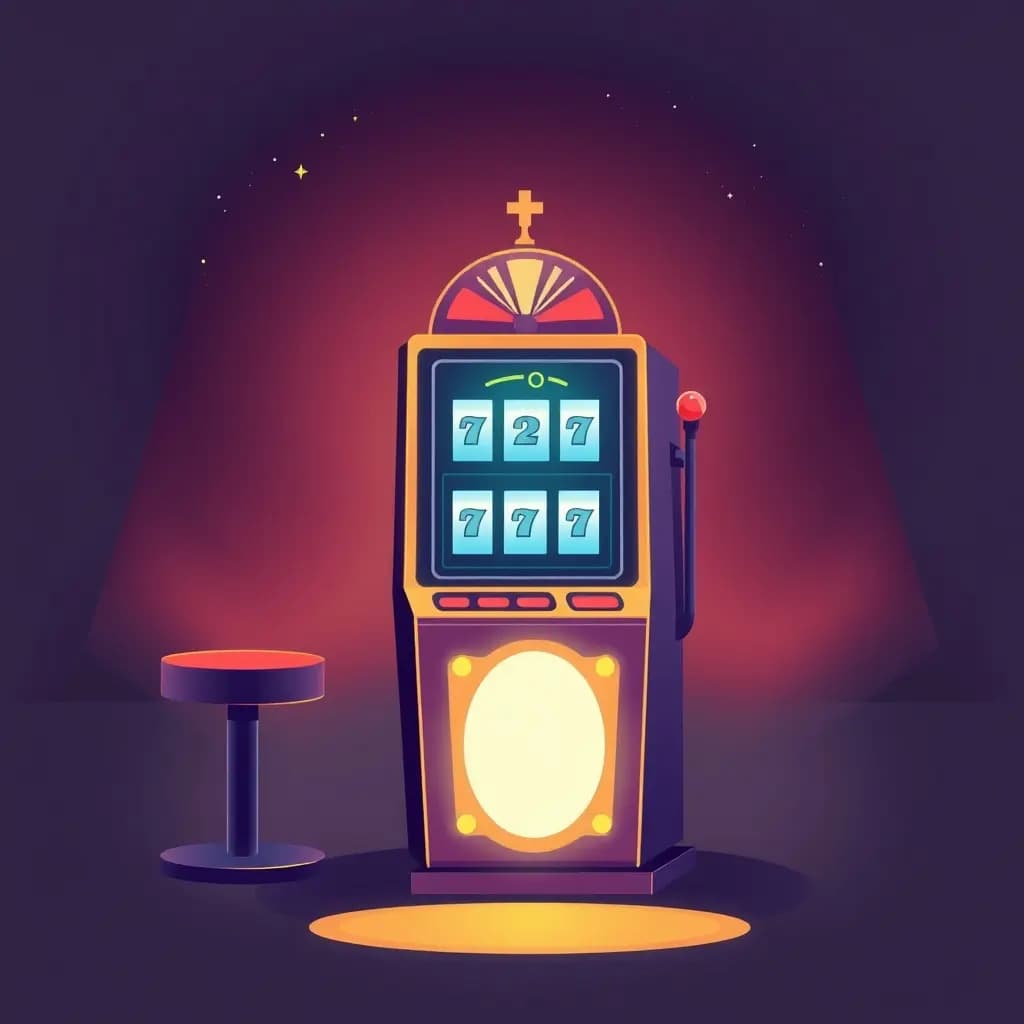 Dream illustration: Leaving a Slot Machine Before It Wins