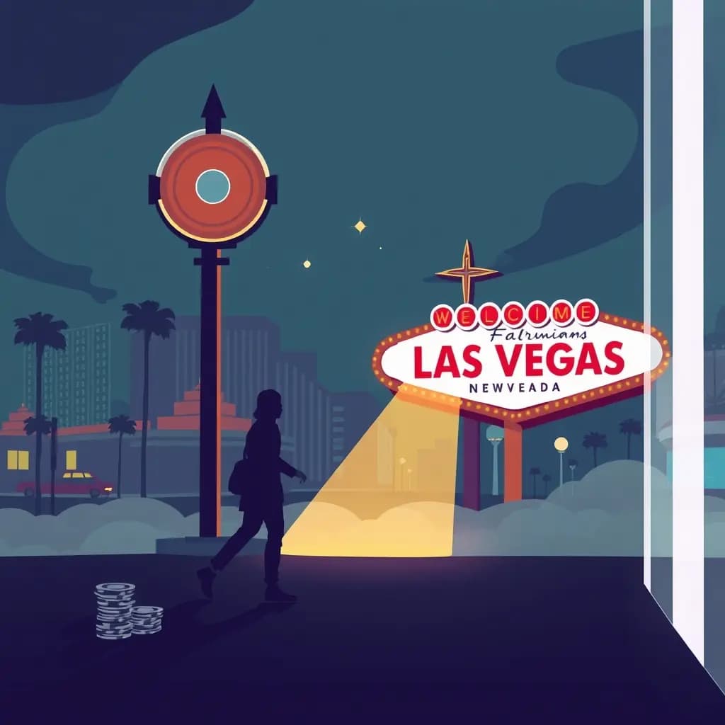 Dream illustration: Leaving Las Vegas Broke
