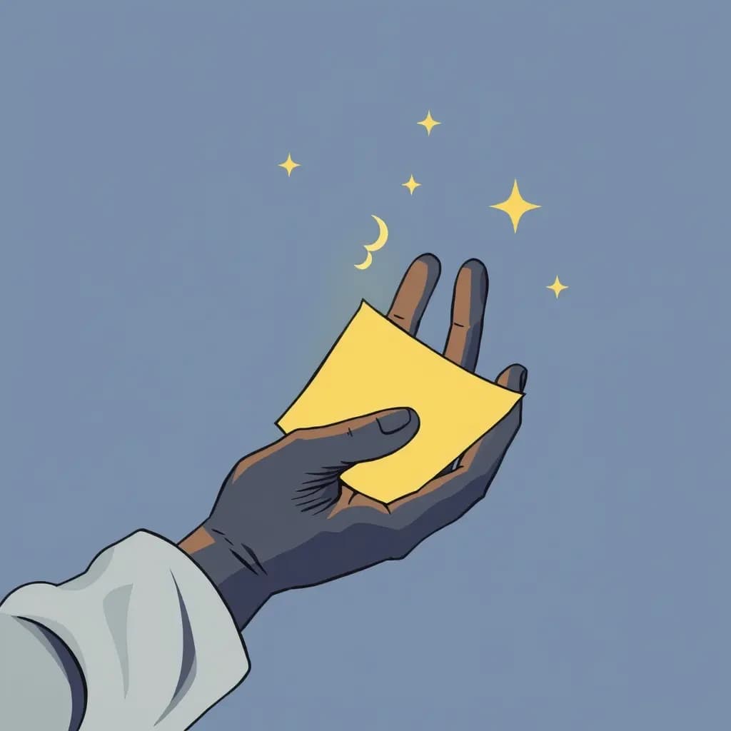 Dream illustration: Letters from unknown hand