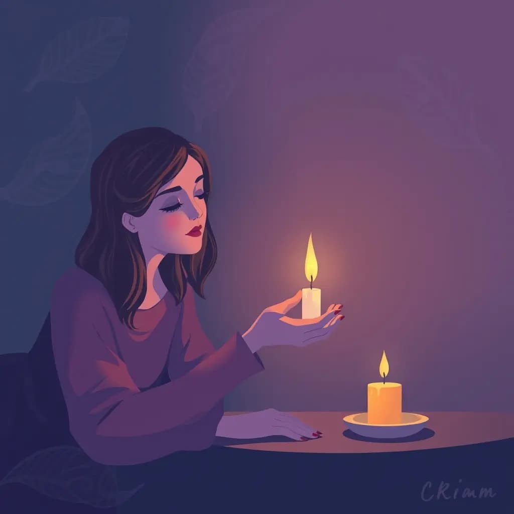 Dream illustration: Lighting candle won't catch