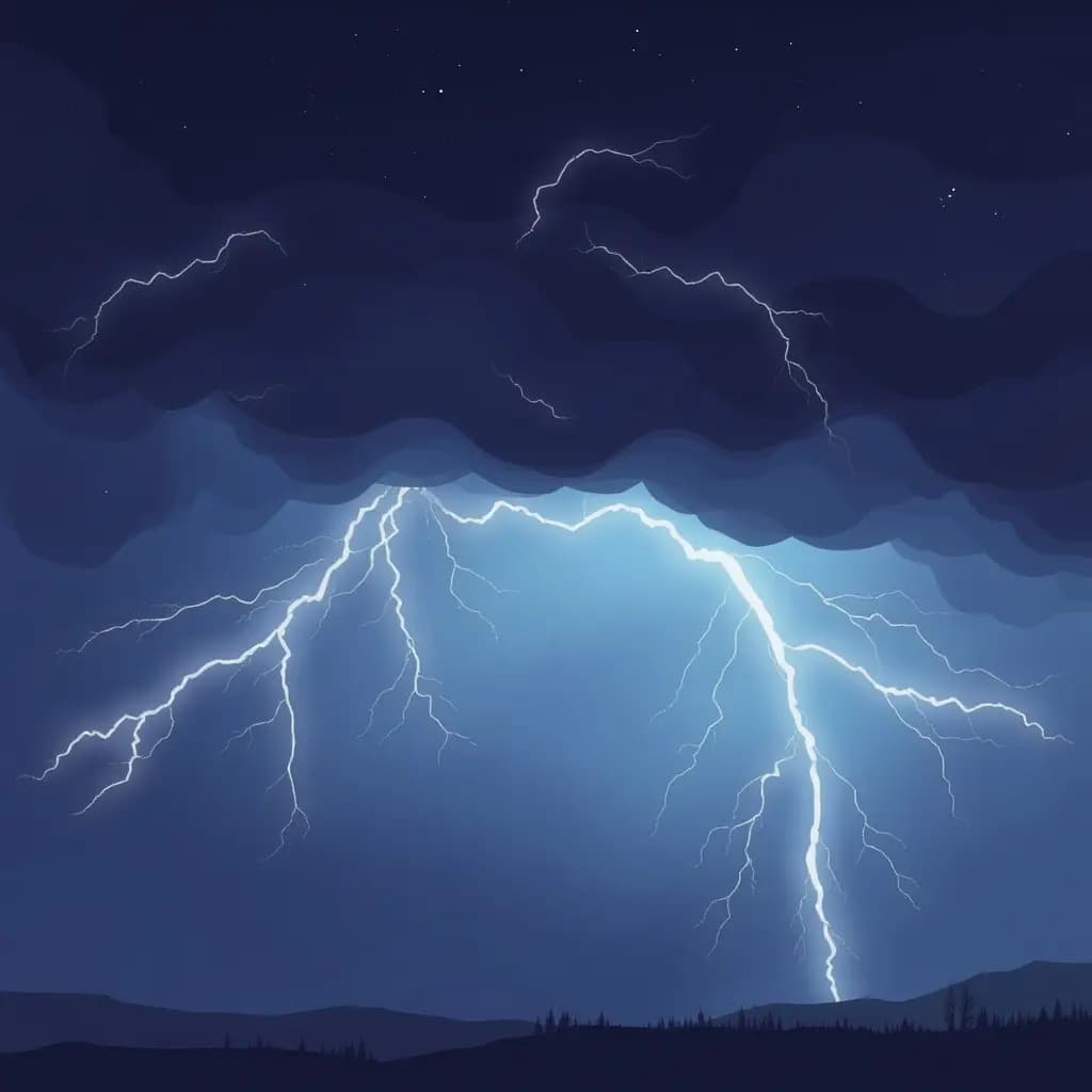 Dream illustration: Lightning strikes same spot