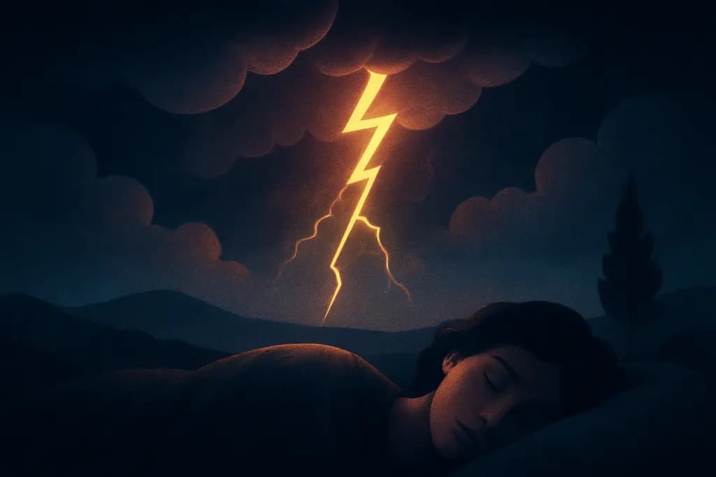 Dream illustration: Lightning