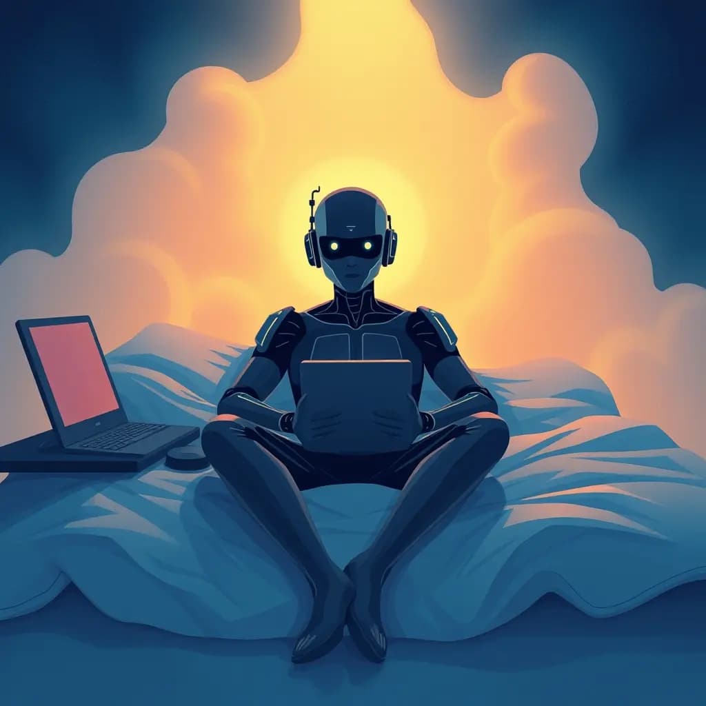 Dream illustration: Living as digital clone