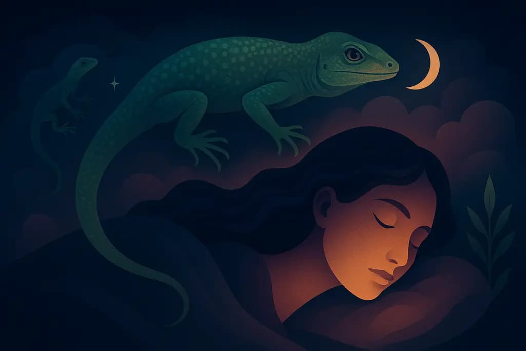Dream illustration: Lizards