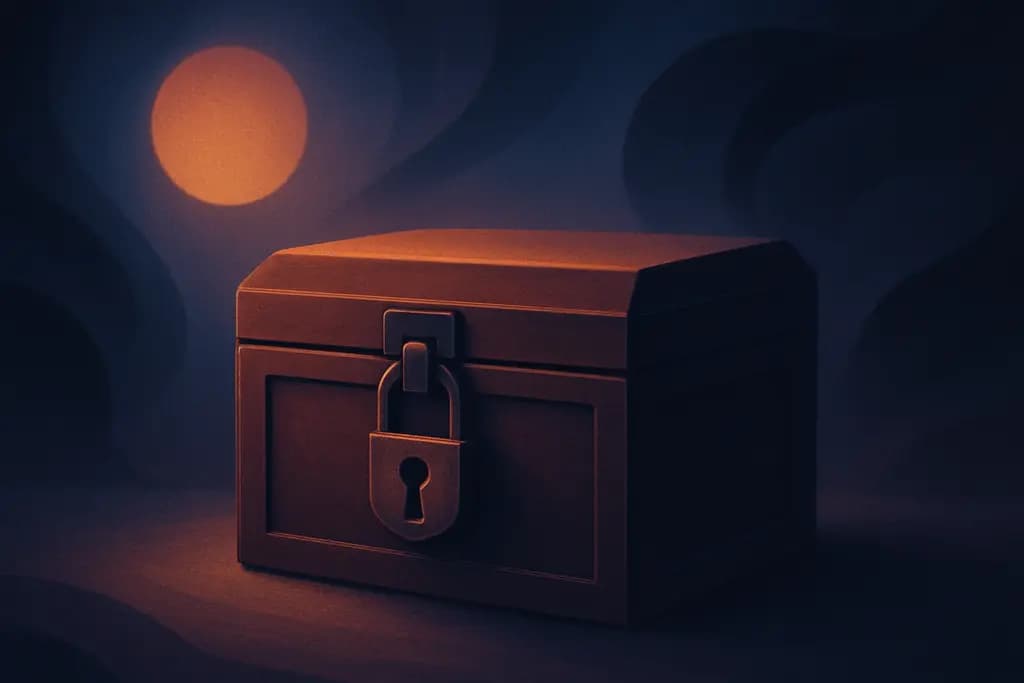Dream illustration: Locked box with unknown contents