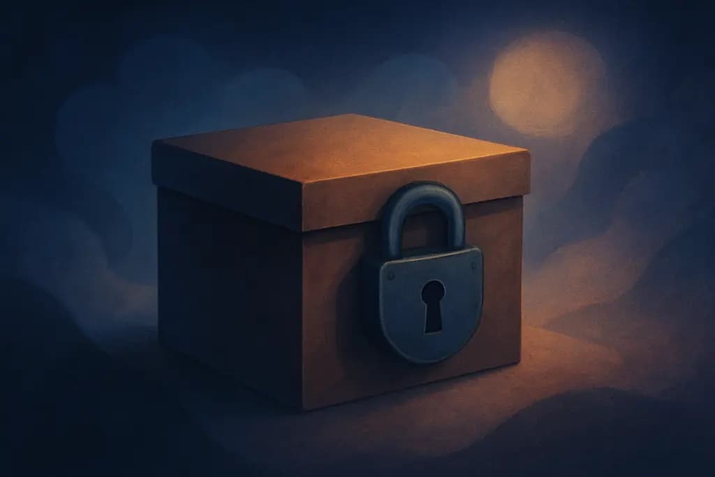 Dream illustration: Locked Box You Can't Open