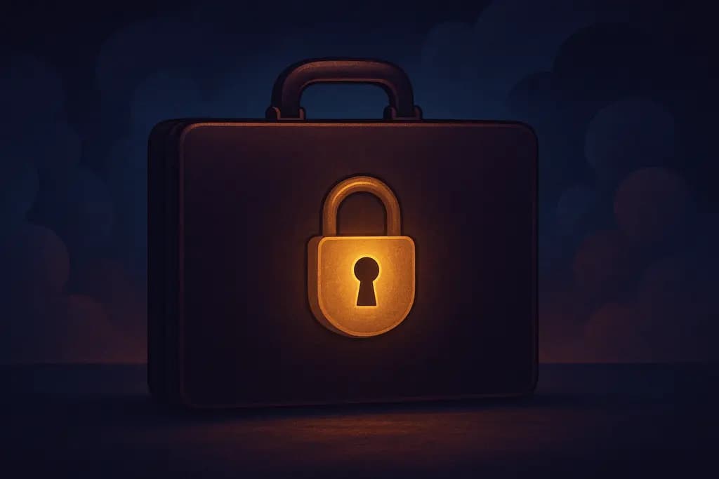 Dream illustration: Locked briefcase