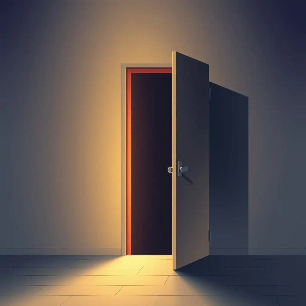 Dream illustration: Locked Door You Can't Open