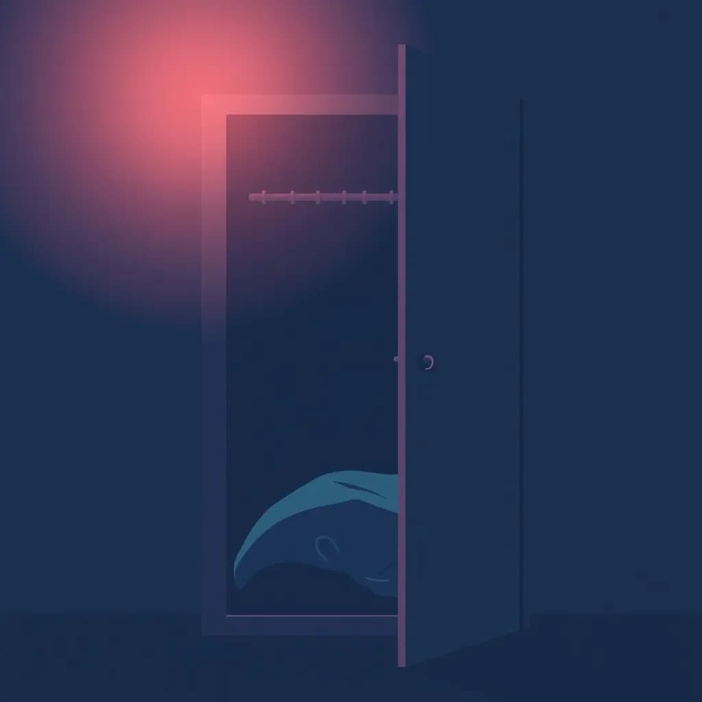 Dream illustration: Locked in a closet