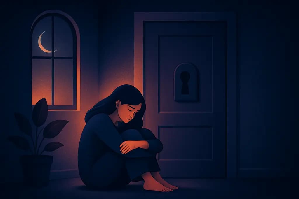 Dream illustration: Locked in a room or unable to leave