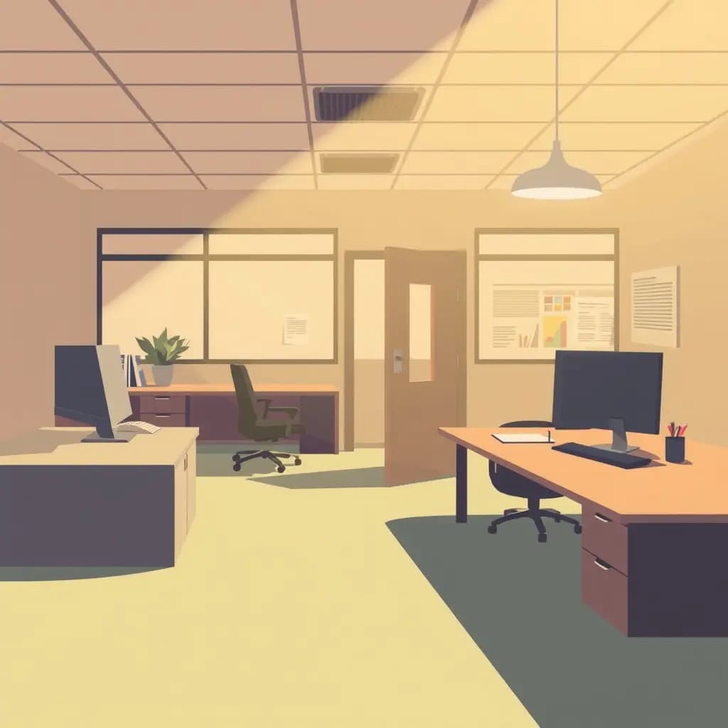 Dream illustration: Locked in an Office by Security