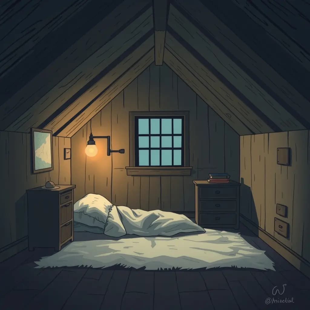 Dream illustration: Locked in attic alone
