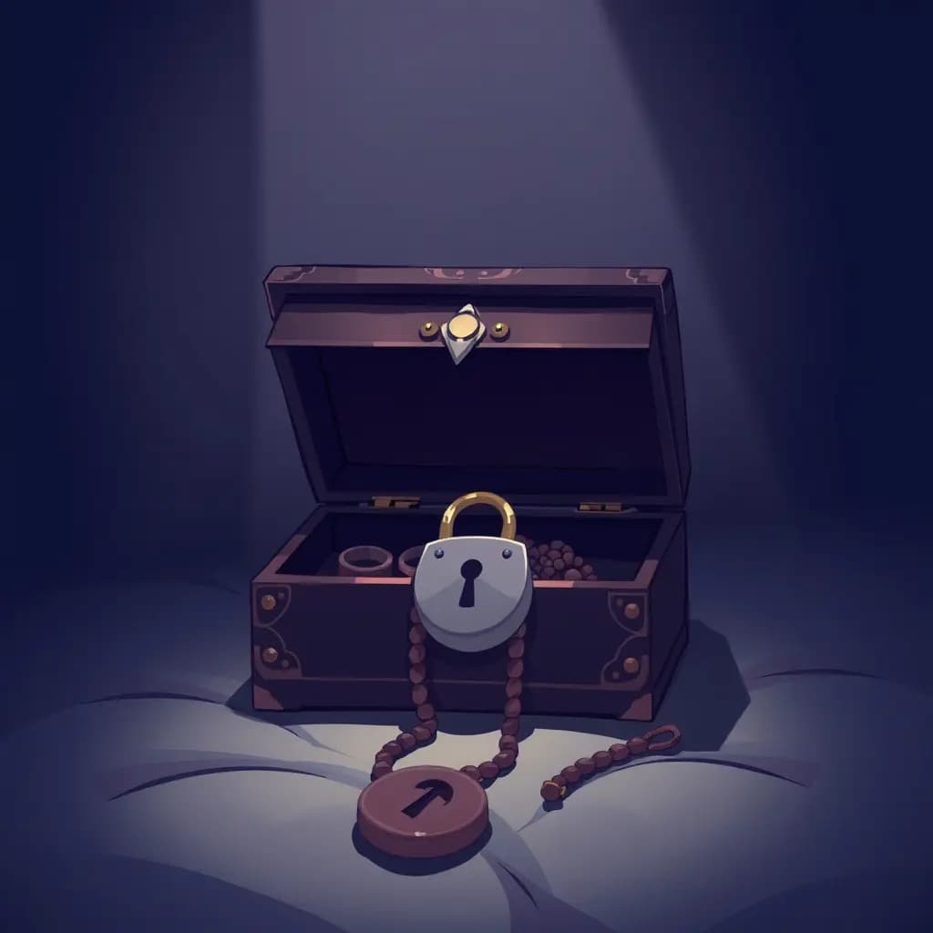 Dream illustration: Locked jewelry box