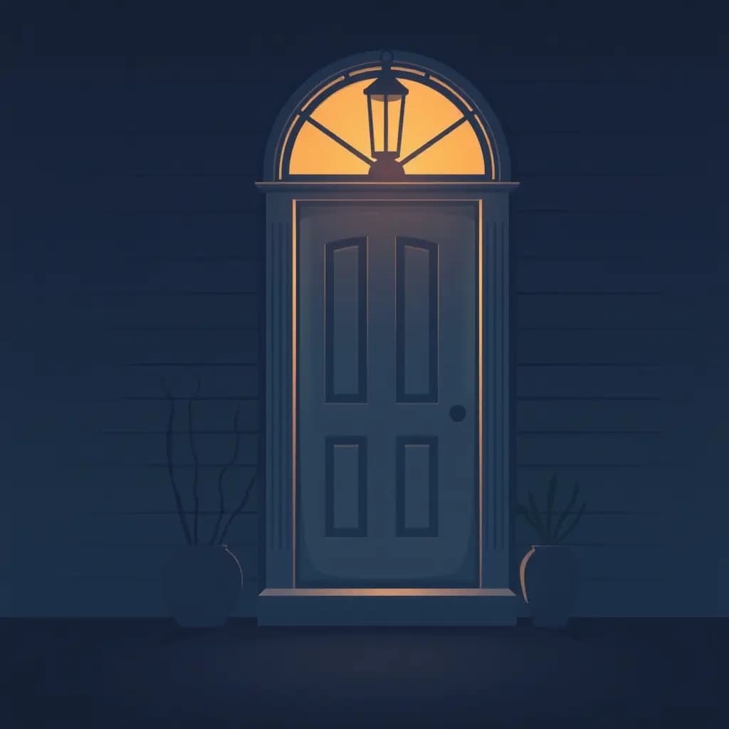 Dream illustration: Locked out of your front door