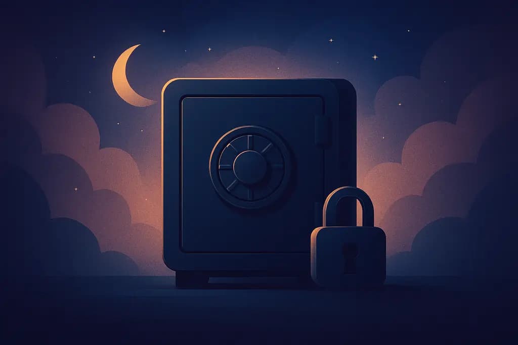 Dream illustration: Locked Safe or Vault