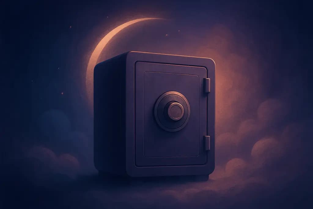 Dream illustration: Locked safe