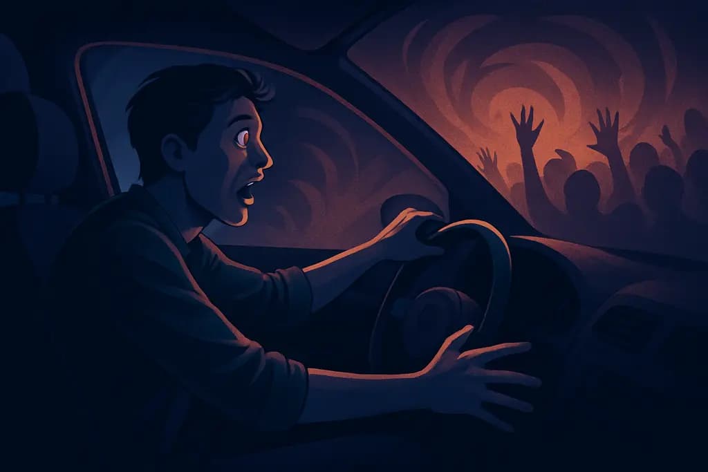 Dream illustration: Losing Control