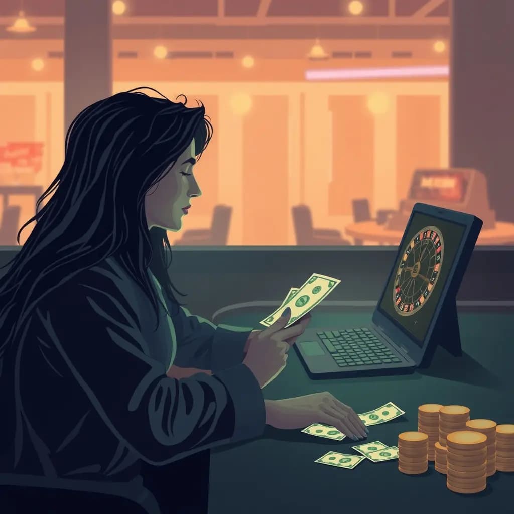 Dream illustration: Losing Money at an Online Casino