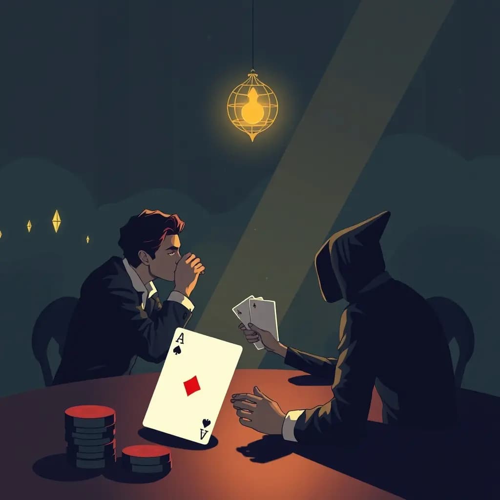Dream illustration: Losing on the Final Card