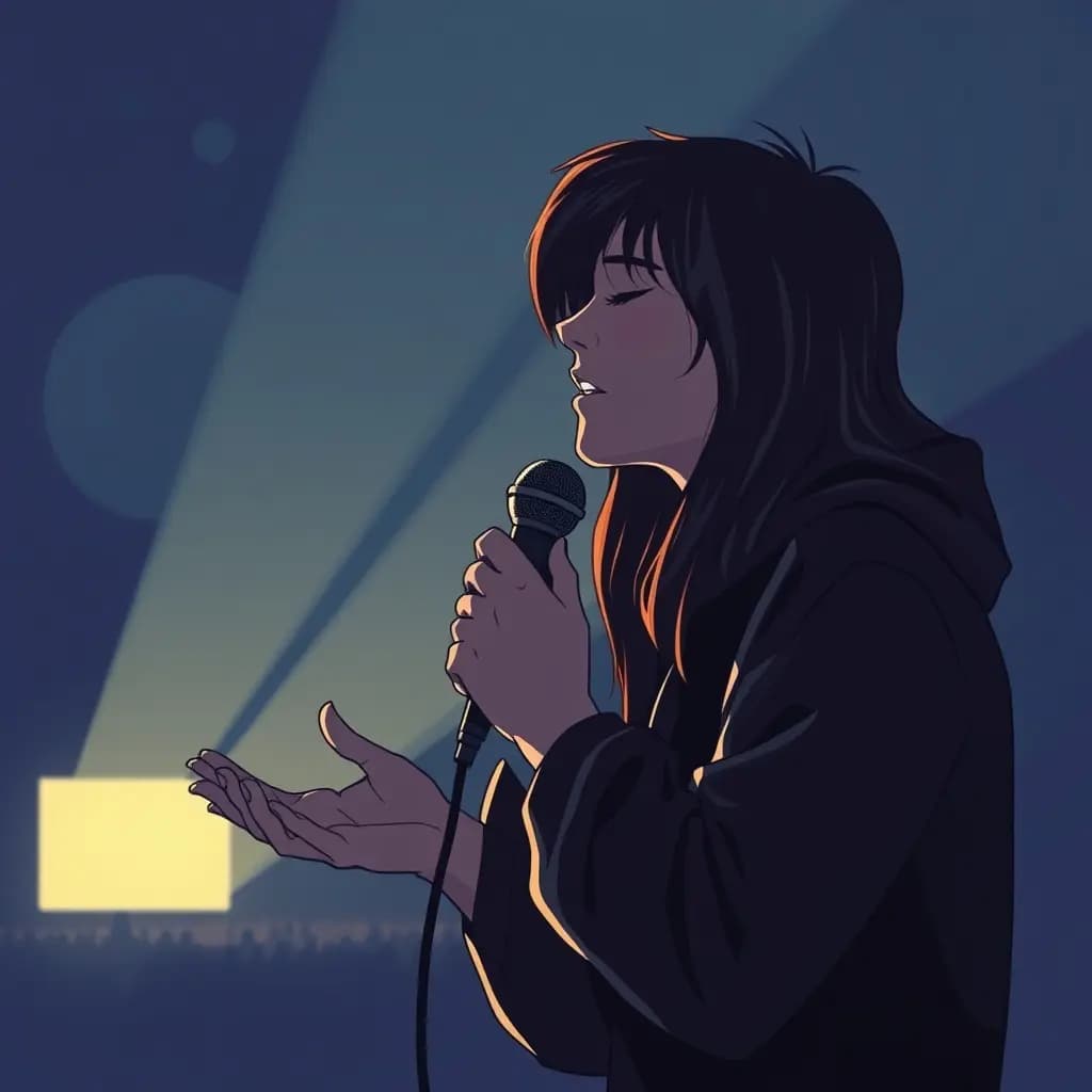 Dream illustration: Losing voice while announcing