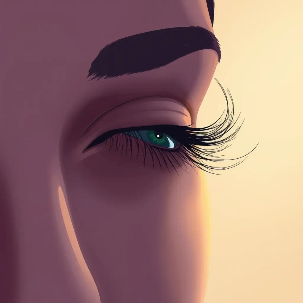 Dream illustration: Losing your eyelashes suddenly