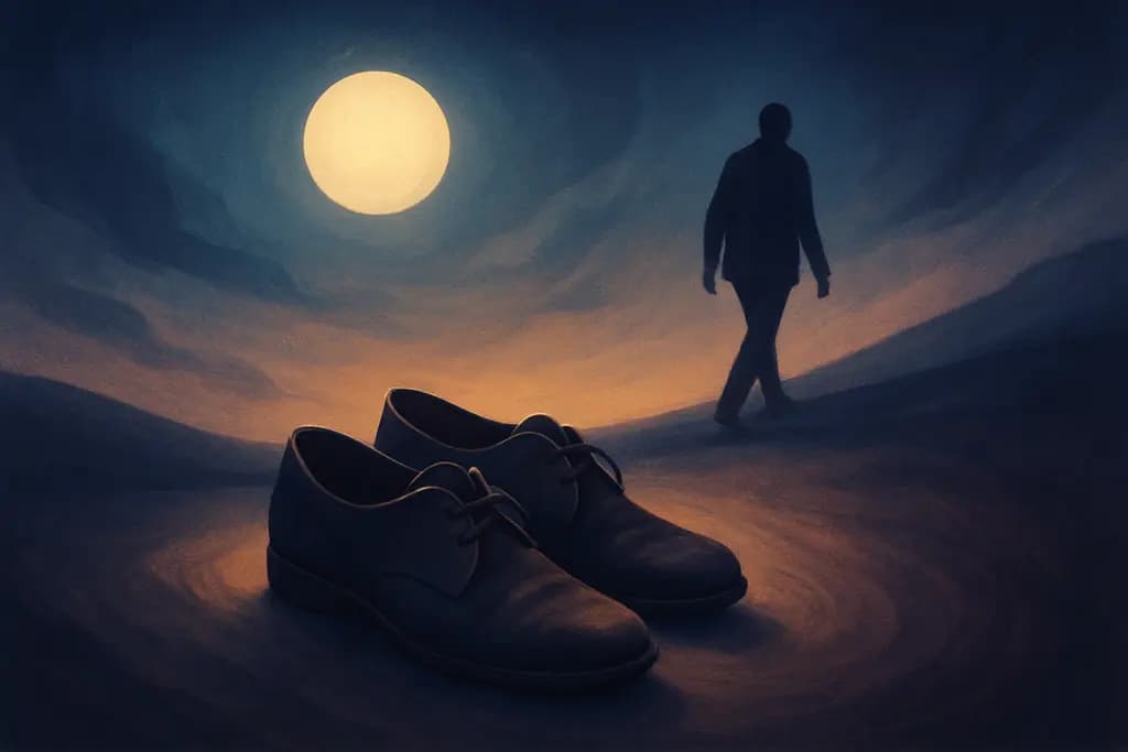 Dream illustration: Losing your shoes
