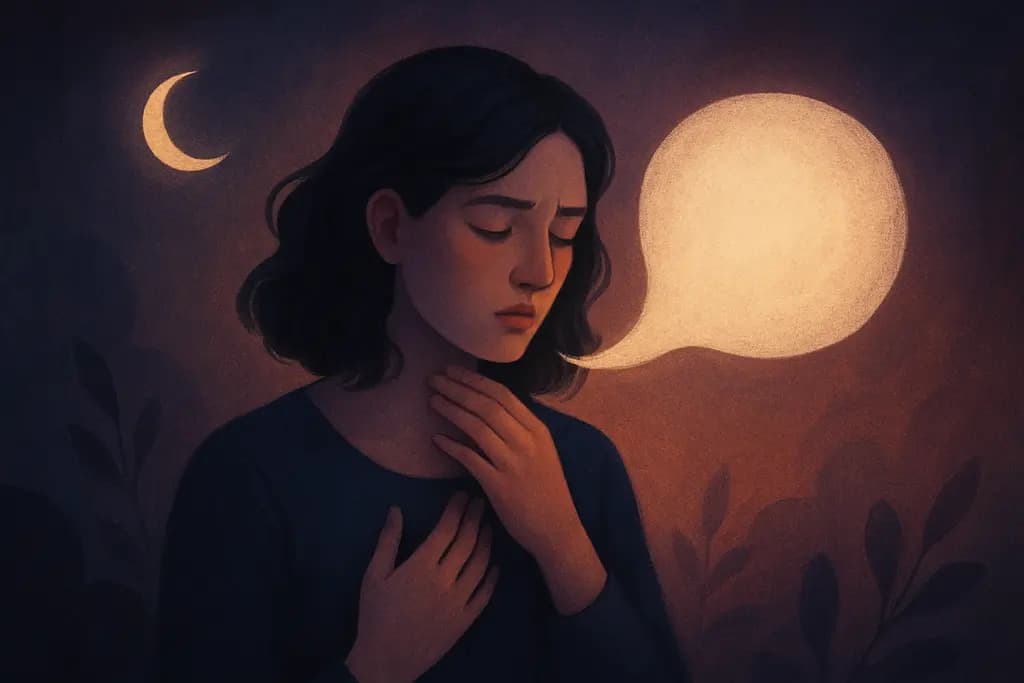 Dream illustration: Losing Your Voice