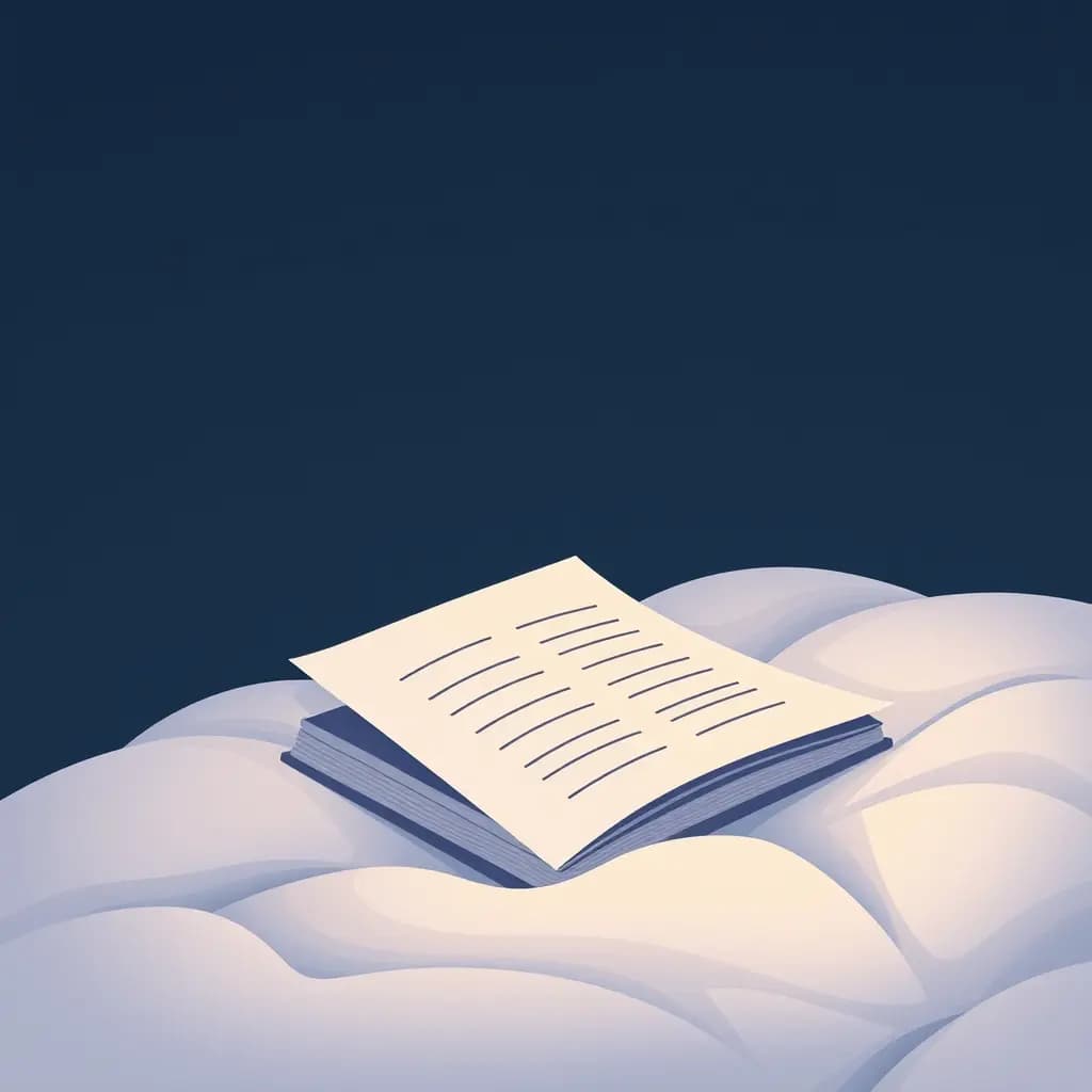 Dream illustration: Lost answer booklet