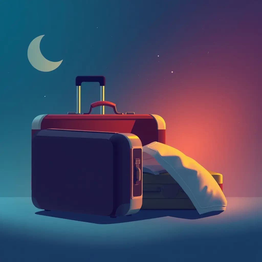 Dream illustration: Lost luggage