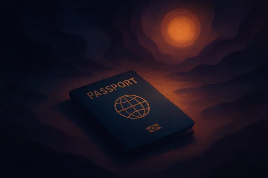 Dream illustration: Lost passport or ID
