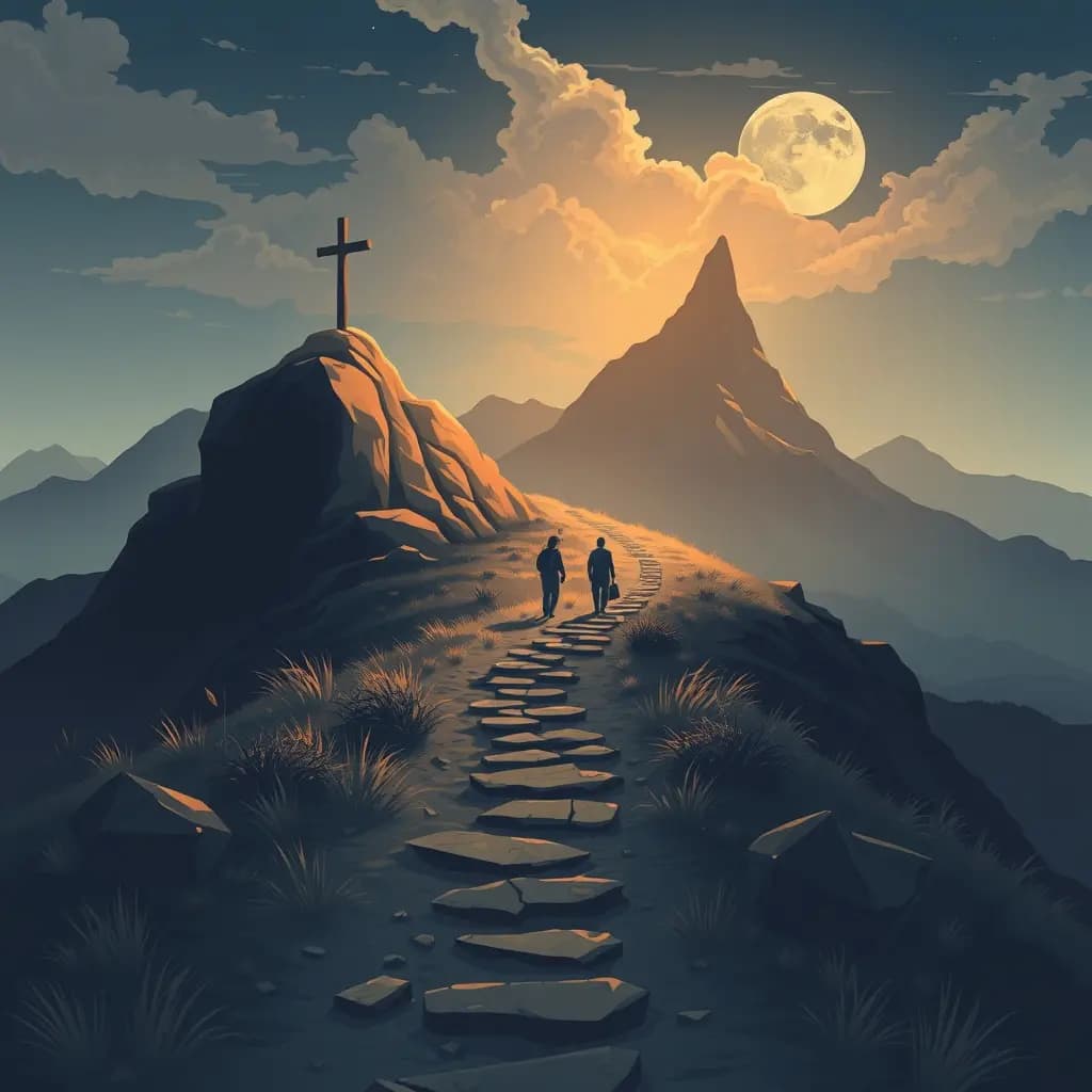 Dream illustration: Lost pilgrimage path