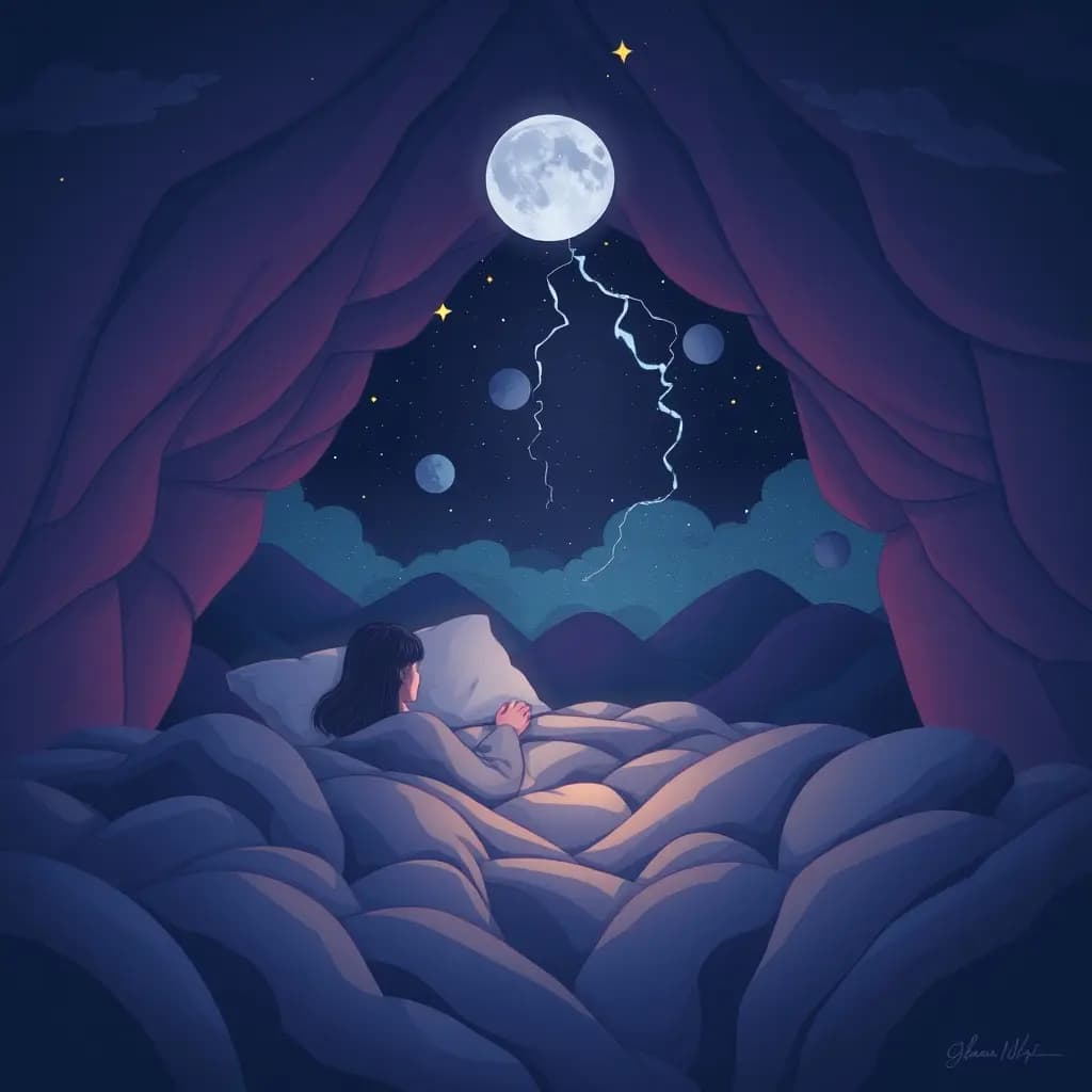Dream illustration: Lucid dream that refuses control