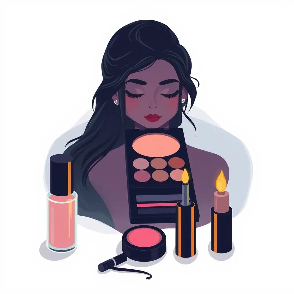 Dream illustration: Makeup