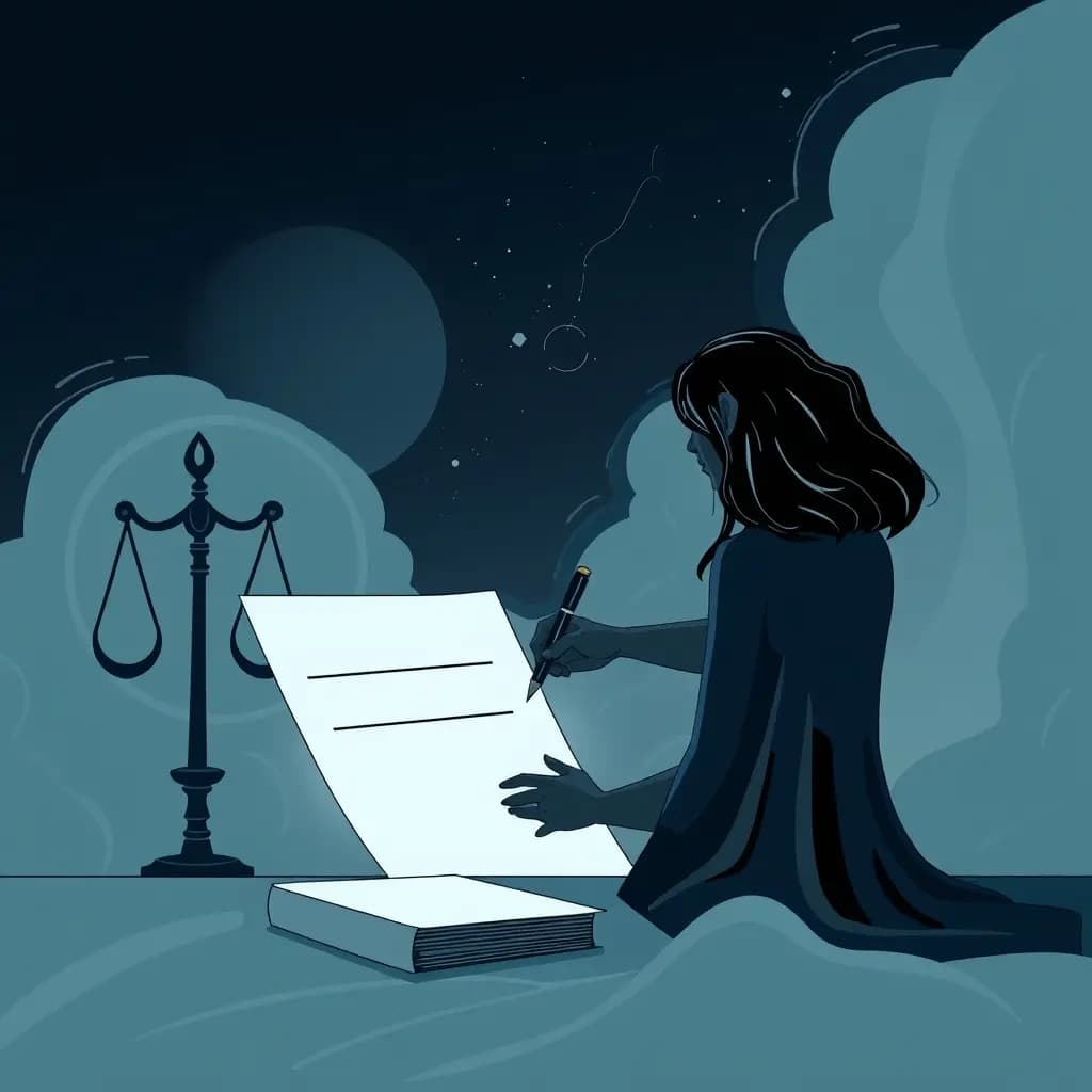 Dream illustration: Mandatory signing of blank form