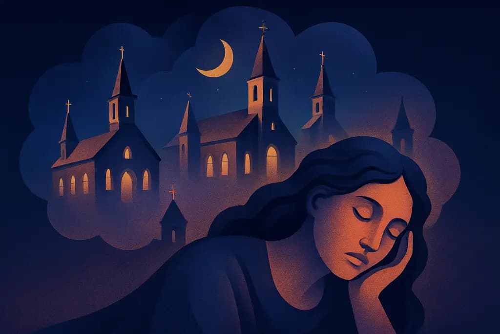 Dream illustration: many church services dream